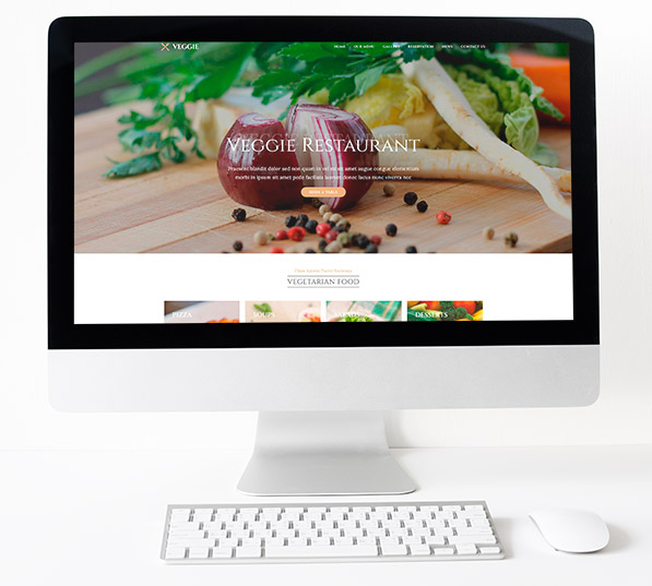 Páginas web para restaurantes vegetarianos